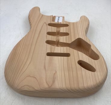 Body Western Red Cedar, 1-pc., Strat, Unique piece #002